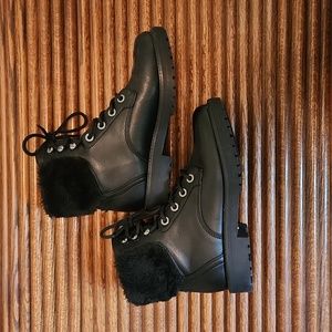 Bandolino Black Lace up boots sz 7.5